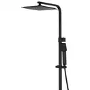 Душовий гарнітур Corsan ANGO BLACK MATT з термостатом (CMN019)