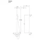 Душовий гарнітур Corsan ANGO BLACK MATT (CMN024)