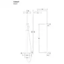 Душевой гарнитур Corsan ANGO CHROME (CMN02MCH)