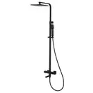 Душевой гарнитур Corsan ANGO BLACK MATT с термостатом и изливом (CMN02TBLW)