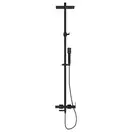 Душовий гарнітур Corsan ANGO BLACK MATT з виливом (CMN030)