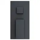 Душевая система CORSAN ADOUR BLACK + BOX скрытого монтажа (Z01MBL)