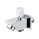 Душевая система с изливом и термостатом CORSAN ANGO 30 CHROME + BOX скрытого монтажа (ZA30TCHW)