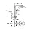 Grohe Euphoria SmartControl Душ. система, черный (22120KF0)