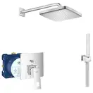 Душевая система скрытого монтажа Grohe Eurocube c Tempesta Cube 250 (цвет - хром) (26415SC3) фото 1 Aquada.com.ua
