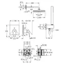 Душевая система скрытого монтажа Grohe Eurocube c Tempesta Cube 250 (цвет - хром) (26415SC3)