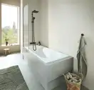 Grohe Tempesta System 250 Cube Душевая система для ванны, черный матовый (266912431)