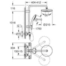Grohe Tempesta System 210 Душевая система, хром (26811001)