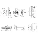 Душова система на 2 споживача прихованого монтажу Grohe SmartControl UA202801R2