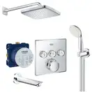 Душова система прихованого монтажу з термостатом Grohe Grohtherm SmartControl New Tempesta 250 (UA2 (UA26415SC2)
