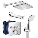 Душова система прихованого монтажу з термостатом Grohe Grohtherm SmartControl New Tempesta 250 (UA2 (UA26415SC2)