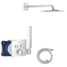 Душова система прихованого монтажу з термостатом Grohe Cube (колір - хром)  UA3450600A