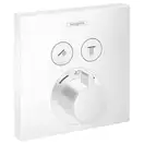 Душевая система скрытого монтажа с термостатом Hansgrohe (цвет - белый матовый) (15763700+01800180+26520700+28387700+26455700+28276700+26238700) фото 2 Aquada.com.ua