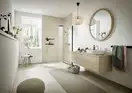 Душевая система с термостатом Hansgrohe Pulsify Showerpipe 260 1jet с ShowerTablet Select 400 (цвет - хром) (24220000) фото 2 Aquada.com.ua