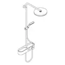 Hansgrohe Pulsify Showerpipe 260 Душевая система, бронза (24220140)