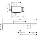 Hansgrohe Pulsify Showerpipe 260, белый матовый (24241700)