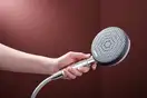 Душова система з термостатом Hansgrohe Raindance Alive Q 210/340 1jet EcoSmart з ShowerSelect Comfort, (колір - хром)  24591000