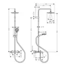 Душова система Hansgrohe Vernis Blend 200 1jet EcoSmart для ванни з термостатом, хром (26079000)