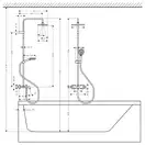 Душевая система с термостатом для ванны Hansgrohe Vernis Shape EcoSmart (цвет - хром) (26098000) фото 5 Aquada.com.ua