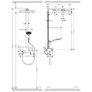 Hansgrohe Rainfinity Showerpipe 360, черный матовый (26853670)