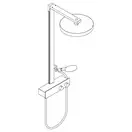 Hansgrohe Rainfinity Showerpipe 360, черный матовый (26853670)