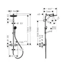 Hansgrohe Activera S 240 Душова система, хром (28078000)