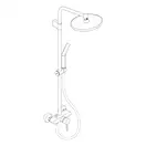 Hansgrohe Activera S 240 Душевая система, хром (28875000)