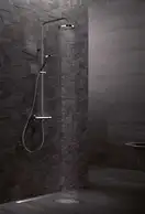 A-QAs Dual Shower System з термостатом 6609505-00 верхній душ+ручний душ Kludi НІМЕЧЧИНА