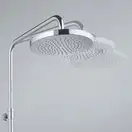 A-QAs Dual Shower System з термостатом 6609505-00 верхній душ+ручний душ Kludi НІМЕЧЧИНА