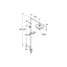 Freshline Dual Shower System 6709005-00 верхій душ+ручний душ Kludi НІМЕЧЧИНА