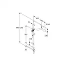 Fizz Dual Shower System 6709305-00 верхній душ+ручний душ Kludi НІМЕЧЧИНА