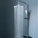 Fizz Dual Shower System з термостатом 6709505-00 верхній душ+ручний душ (розпродаж) Kludi НІМЕЧЧИНА