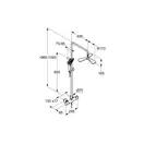 Fizz Dual Shower System з термостатом 6709605-00 верхій душ+ручний душ Kludi НІМЕЧЧИНА