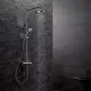 Logo Dual Shower System з термостатом 6809505-00 верхній душ+ручний душ, хром Kludi НІМЕЧЧИНА