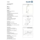 Душевая система Kludi Cockpit Discovery, хром (8020091-00)