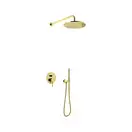 Душевая система KOHLMAN AXEL 30 GOLD + BOX скрытого монтажа (QW210AGDR30)