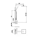 Душевой гарнитур KOHLMAN NEXEN CHROME (QW276U)
