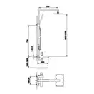 Душевой гарнитур KOHLMAN NEXEN CHROME с изливом (QW277U)