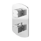 Душевая система с термостатом KOHLMAN FOXAL 25 CHROME + BOX скрытого монтажа (QW432FR25)