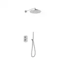 Душевая система с термостатом KOHLMAN FOXAL 30 CHROME + BOX скрытого монтажа (QW432FR30)