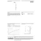Душова система Noken Bend 1119 h: термостат та ручний душ, хром (100089199)