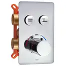 Термостатическая душевая система скрытого монтажа Qtap Votice QT6442T105NKCSET