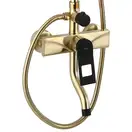 Душевой гарнитур REA SOUL BRUSHED GOLD с изливом (REA-B9962)