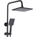 Душевой гарнитур REA HASS BLACK черный с изливом (REA-B9968)