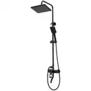 Душевой гарнитур REA SOUL BLACK  с изливом (REA-B9998)