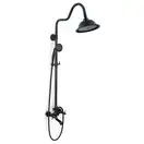 Душевой гарнитур REA RETRO OLD BLACK черный (REA-P2366)
