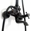 Душевой гарнитур REA RETRO OLD BLACK черный (REA-P2366)