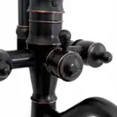 Душевой гарнитур REA VINTAGE черный (REA-P2367)
