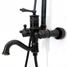 Душевой гарнитур REA VINTAGE черный (REA-P2367)