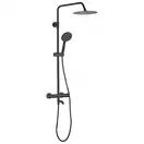 Rea Lungo Black Душевой гарнитур, черный (REA-P4113)
